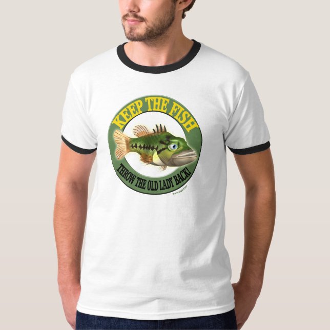 Keep The Fish Fishing T-shirts (Front)