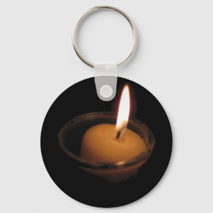 Keep the Flame Burning Candle Key Ring