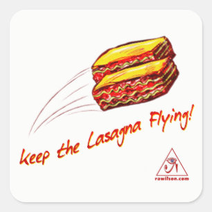 keep the Lasagne Flying Sheet of Stickers