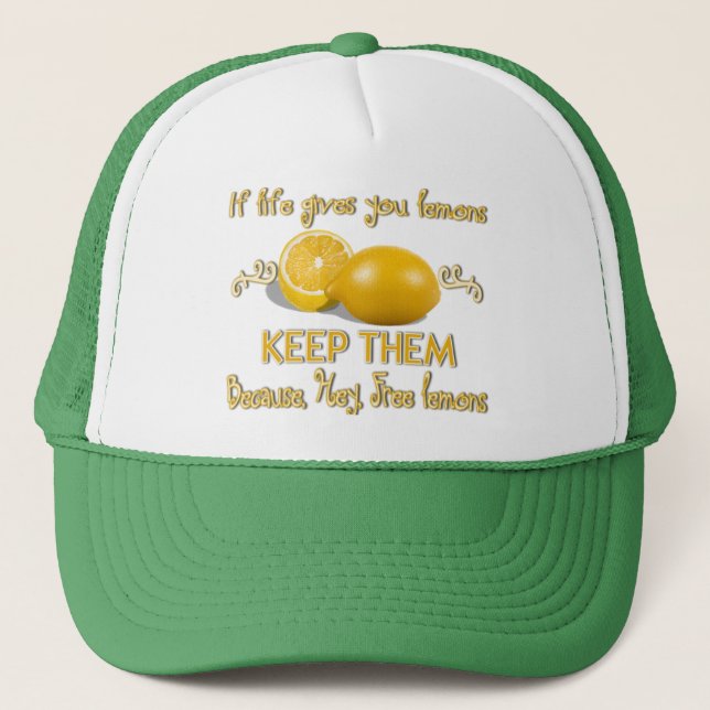 Keep the lemons trucker hat (Front)