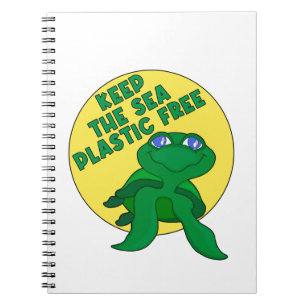 Keep The Sea Plastic Free Notebook