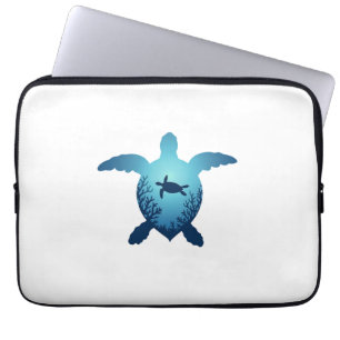 Keep The Sea Plastic Free Save The Sea Turtles T-S Laptop Sleeve