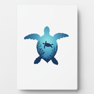 Keep The Sea Plastic Free Save The Sea Turtles T-S Plaque