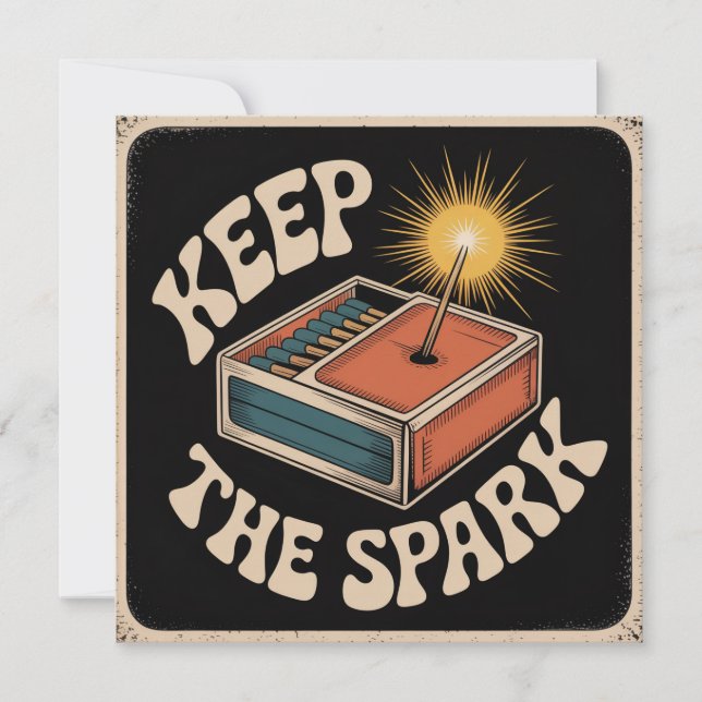 Keep The Spark Invitation (Front)