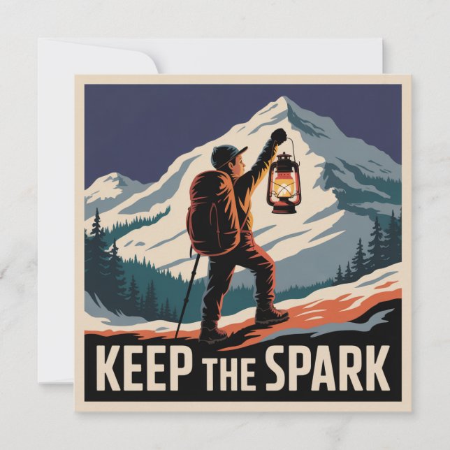 Keep The Spark Invitation (Front)