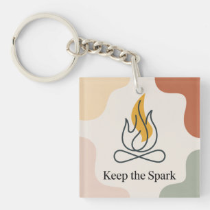Keep The Spark Key Ring