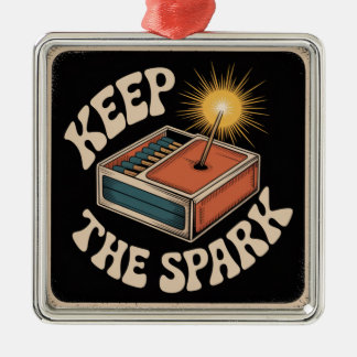 Keep The Spark Metal Tree Decoration