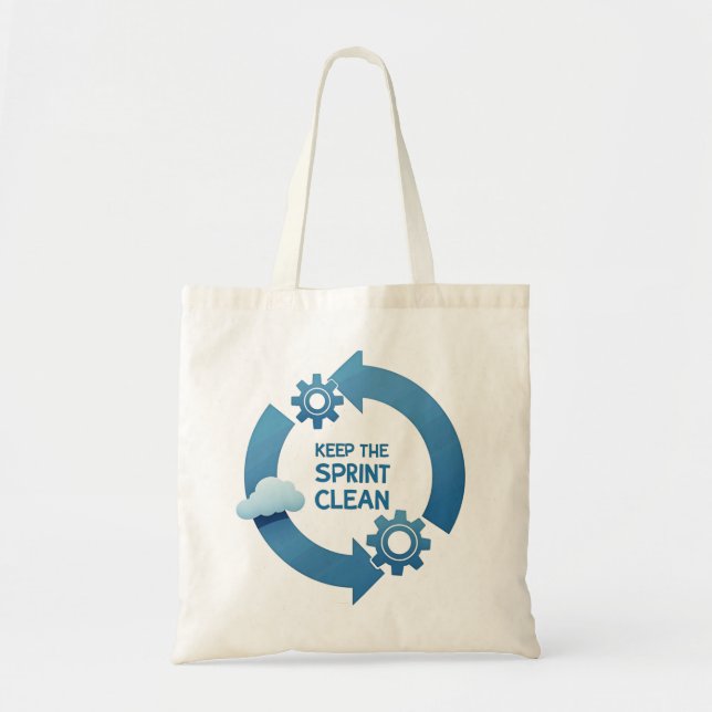 Keep the Sprint Clean Tote Bag (Front)