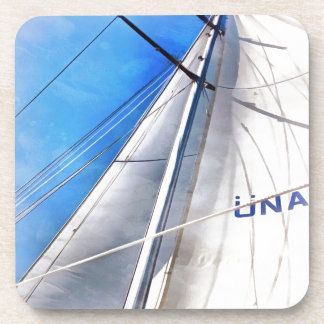 Keep The Wind In Your Sails Acrylic Art Coaster
