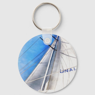 Keep The Wind In Your Sails Acrylic Art Key Ring