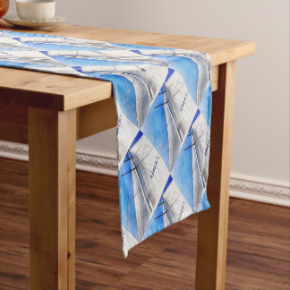 Keep The Wind In Your Sails Acrylic Art Short Table Runner