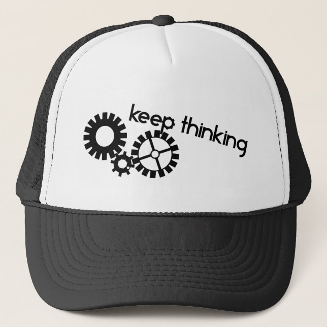 Keep Thinking Trucker Hat (Front)