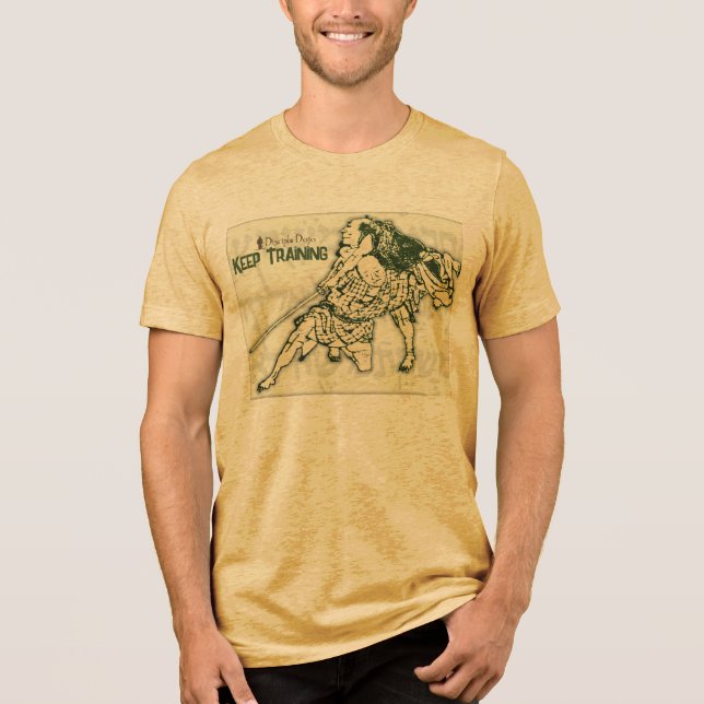 KEEP TRAINING Tri-Blend Shirt (Front)