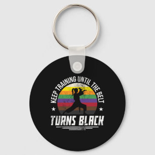 Keep Training Until The Belt Turns Black Mum Women Key Ring