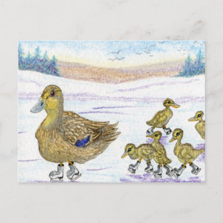 Keep up, you lot! postcard