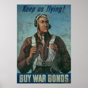 Keep Us Flying Buy War Bonds Poster
