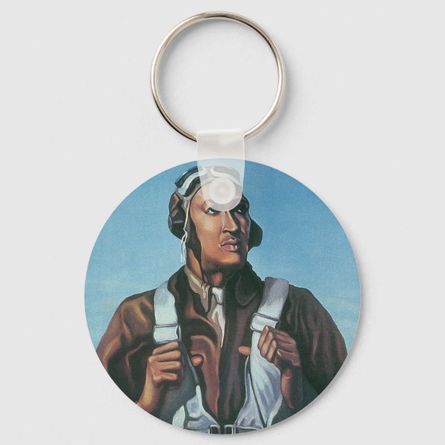 Keep Us Flying ~ Tuskeege Airman Key Ring (Front)