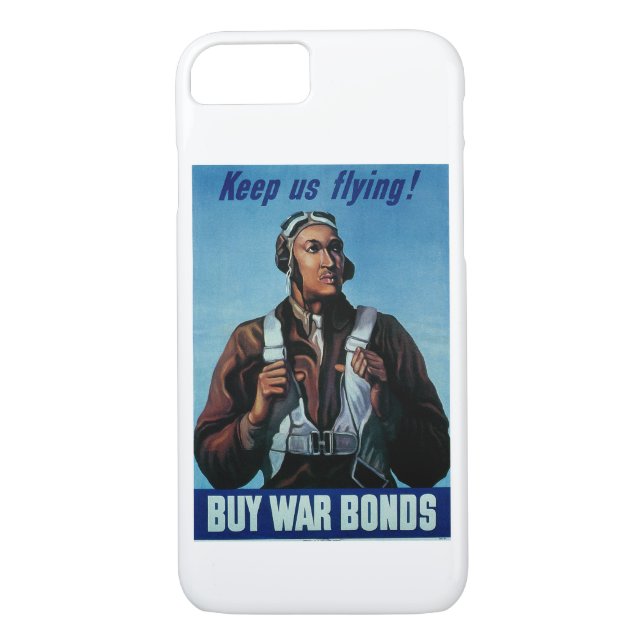 Keep Us Flying! ~ Tuskeegee Airman Case-Mate iPhone Case (Back)