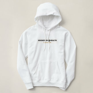 Keep warm in this "Hooked On Health" hoodie. Hoodie