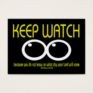 KEEP WATCH - Matthew 24:42 Tract Cards /