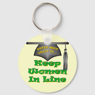 Keep Women In Line Key Ring
