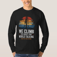 Keep World Talking Lineman Tech Cell Tower Climber