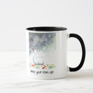 'Keep Your Chin Up!' Ringer Mug