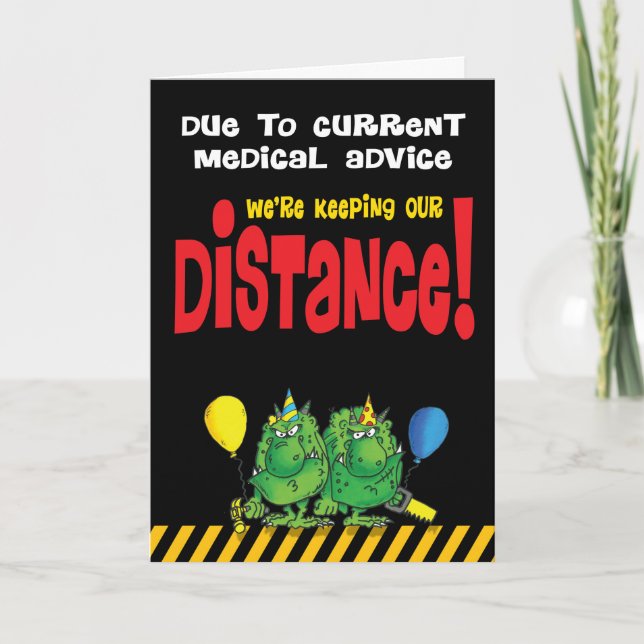 keep your Distance Card (Front)