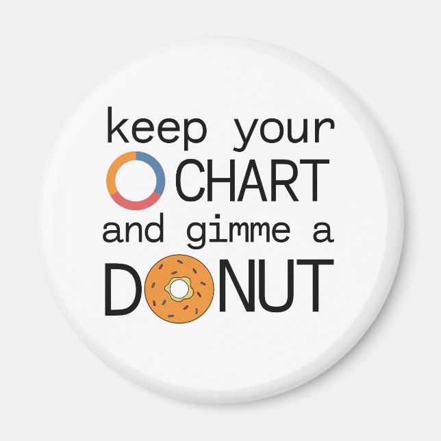Keep Your (Doughnut) Chart and Gimme a Doughnut Magnet (Front)
