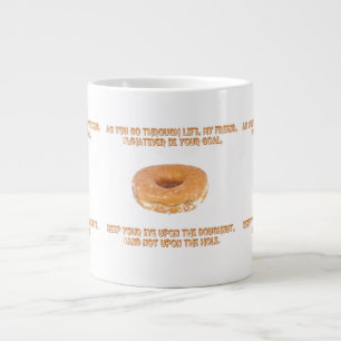 Keep your eye upon the doughnut large coffee mug