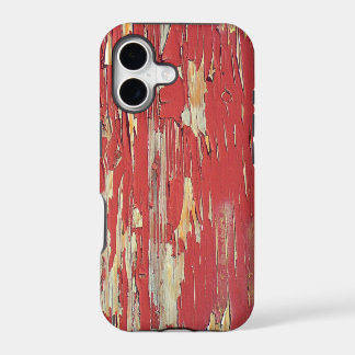 Keep your eyes peeled, peeling paint in red.
