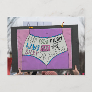 Keep Your Filthy Laws Postcard