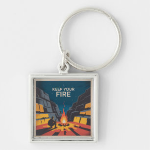 Keep Your Fire Key Ring