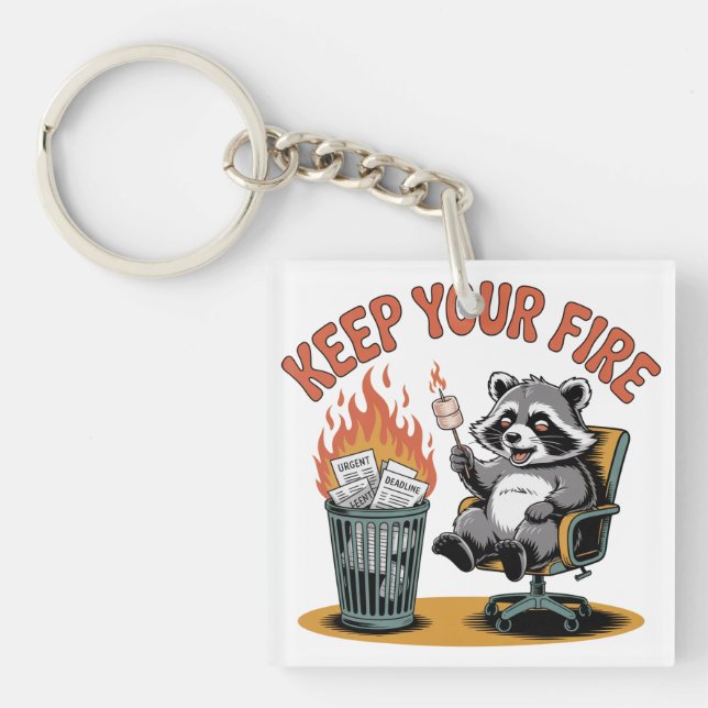 Keep Your Fire Key Ring (Front)