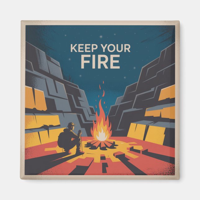 Keep Your Fire Magnet (Front)