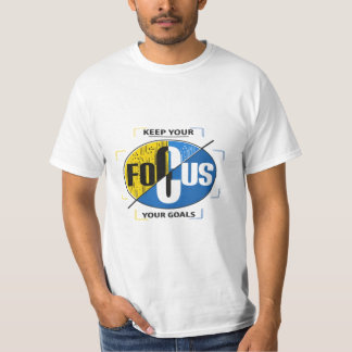 Keep Your Focus on Your Goals Motivational Graphic T-Shirt