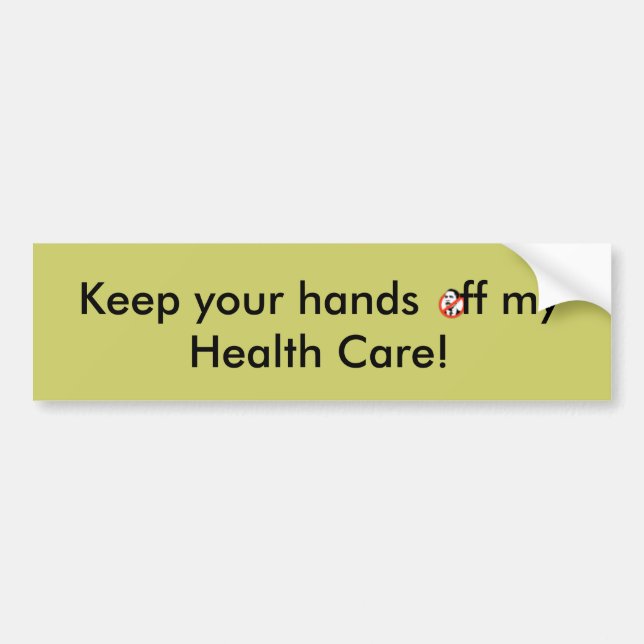Keep your hands   ff... bumper sticker (Front)