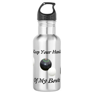 Keep Your Hands Of My Lawn Bowls, 532 Ml Water Bottle