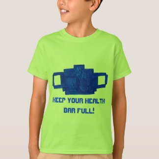 Keep Your Health Bar Full Pixel Mask  T-Shirt