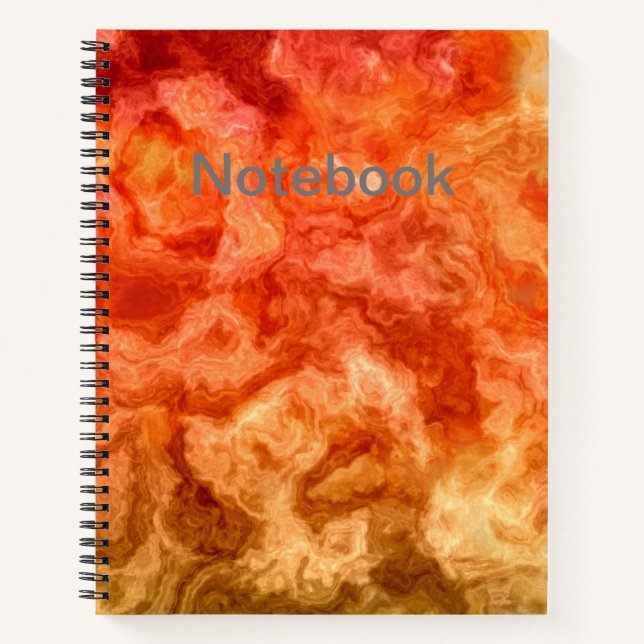 Keep Your Ideas Safe with Our Spiral-Bound  Notebook (Front)