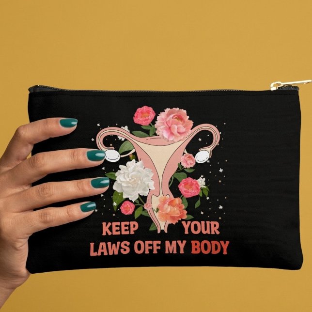 Keep Your Laws Off My Body Accessory Pouch (Creator Uploaded)