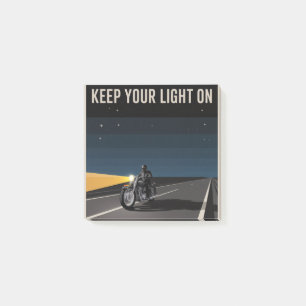 Keep Your Light On Post-it Notes