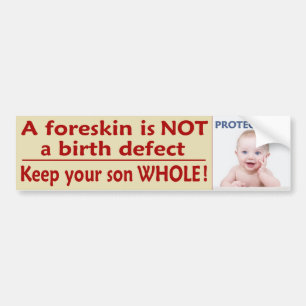 Keep your son WHOLE! Bumper Sticker