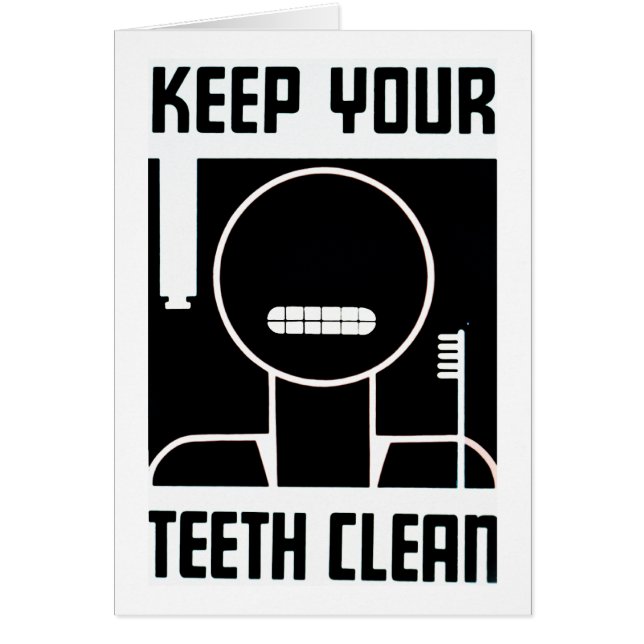 Keep Your Teeth Clean (Front)