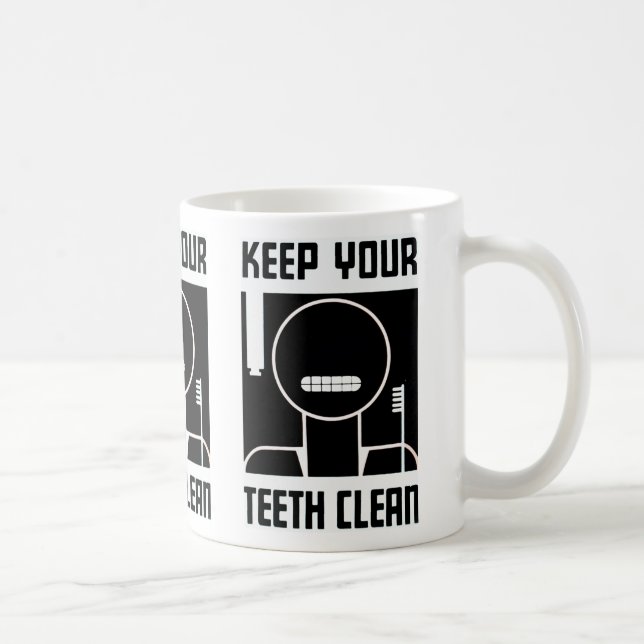 Keep Your Teeth Clean Coffee Mug (Right)
