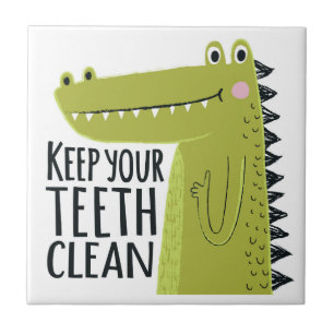 Keep Your Teeth Clean Tile
