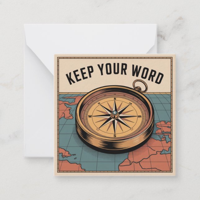 Keep Your Word Card (Front)