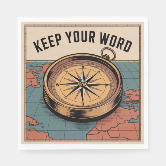 Keep Your Word Napkin (Front)