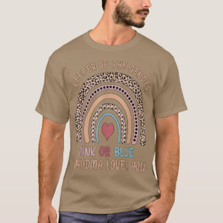 Keeper of Gender Pink or Blue Grandma Love You Rai T-Shirt
