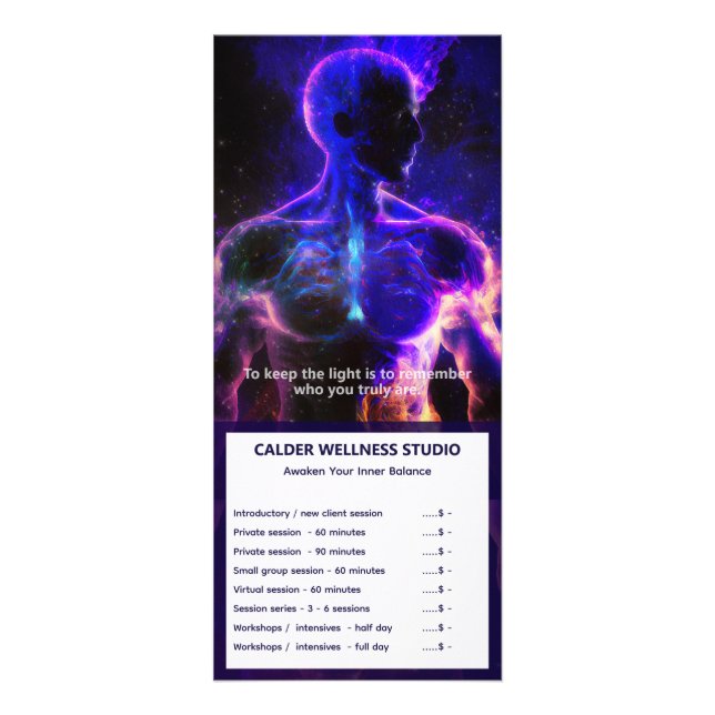 Keeper of Light | Energy Figure Rack Card (Front)